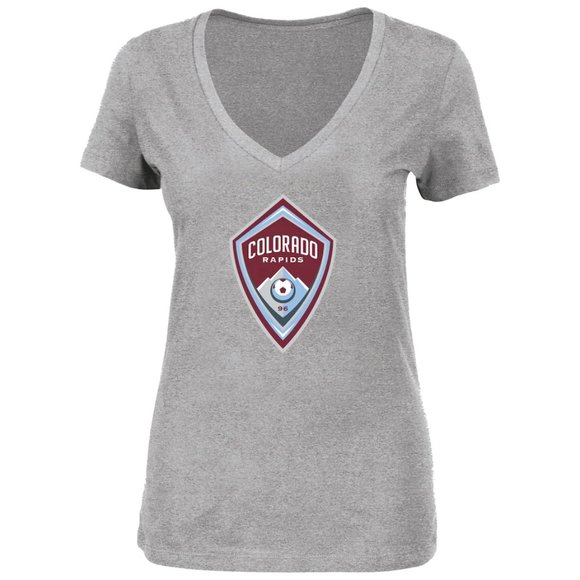 Women's Plus Size Majestic MLS Colorado Rapids Short Sleeve V Neck Shirt 4x NIP - Picture 1 of 4